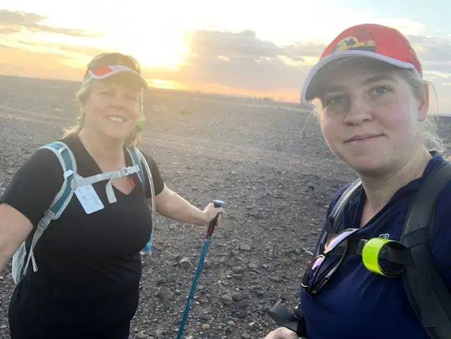 charity walk saharan desert