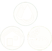 food, water and shelter icon
