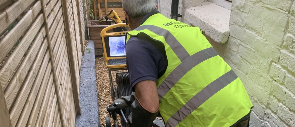 Drain Surveys carried out by technician in home in London