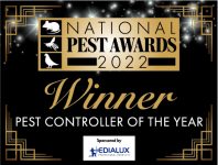 National Pest Awards Winner Pest Controller OTY open
